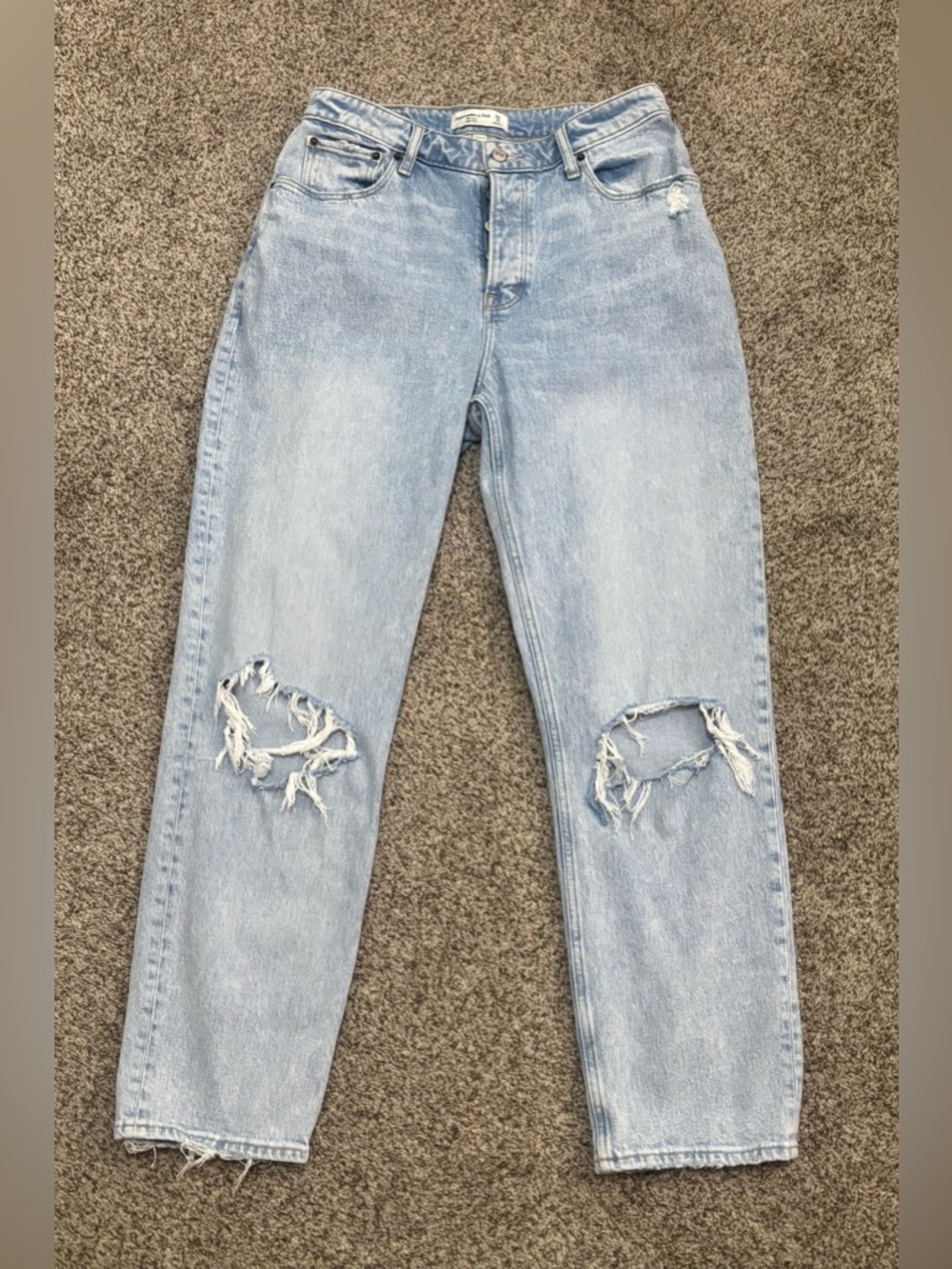 Abercrombie & Fitch Curve Love ‘The Dad High Rise’ Jeans